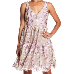 Embroidered Floral Skater Dress (NWT)